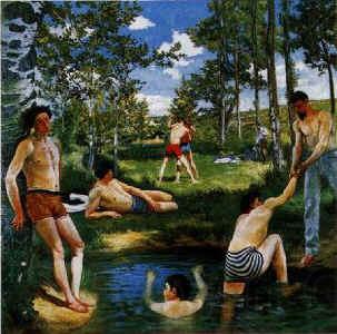 Frederic Bazille Summer Scene Germany oil painting art